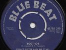 PRINCE BUSTER  AND ALL STARS  TOO HOT  UK ORIG  TOTAL KILLER RUDEBOY ROCKSTEADY
