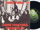 THE BEATLES Something b/w Come Together Danish 45PS 1969