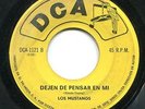 LOS MUSTANGS dejen de pensar en mi EL SALVADOR GARAGE PUNK obscure LISTEN
