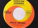 DUNCAN BROTHERS: Satisfaction Guaranteed / Things Go Better With Love 45 Soul