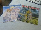 2 LP iron maiden-same/powerslave cover+vinyl vg++