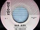 MIRACLES feat.BILL SMOKEY ROBINSON Bad Girl / I Love Your Baby ORIGINAL 45 e1498