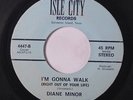 rare Soul 45 DIANE MINOR i'm gonna walk ISLE CITY Hear