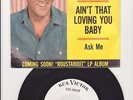 Elvis Presley-Ain't That Loving You Baby/Ask Me-Rare 60's DJ 45 & Picture Sleeve