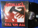 METALLICA KILL 'EM ALL LP REPRESS EXC+