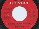 70's Soul 45 Pep Brown 'I Am The One Who Needs You' Polyldor Hear