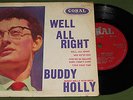 BUDDY HOLLY Well All Right  Orig AUS 4 Song CORAL EP