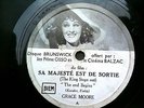 1936 GRACE MOORE PICTURE LABEL French Cinema Concession REcord THE KING STEPS 78