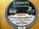 1919 MARIO LAURENTI Marie RAPPOLD Magic Flute OTELLO Ave Maria Edison DD 78