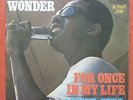STEVIE WONDER-FOR ONCE IN MY LIFE RARE ITALY 7'' PS NM UNIQUE COVER FUNK/SOUL