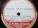 Franklin D. Roosevelt Speeches On 6 Acetate Records-Historic Pre-W.W. 2