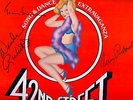42ND STREET, JERRY ORBACH, TAMMY GRIMES, Autographed RCA LP CBL1 3891