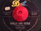 Popcorn R&B Northern Soul 45 RONNIE LOVE Chills & Fever DOT VG++ Tittyshaker