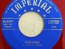 IMPERIAL 5209  Fats Domino Rare orig Blues 45 Red Wax Near Mint  How Long