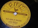 ORIGINAL SUN 78 RECORD ELVIS PRESLEY 209 BLUE MOON OF KENTUCKY THAT'S ALL RIGHT