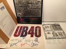 UB40 SIGNED ALBUM CAPITOL RADIO COMPETITION GARY CROWLEY 1984 GEFFERY MORGAN