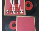 FIVE BY FIVE - Fire / Hang Up Rare French 7' Heavy Psych Garage Hendrix 68'