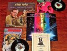 SIGNED William Shatner STAR TREK LP-TV & MOVIE + 2 signers & 2 Comic Books/45's
