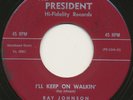 RAY JOHNSON on First President —LITTLE ANGEL— r&b blues oldies 45 | RARE LISTEN