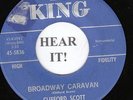 Clifford Scott MOD R&B INSTRO 45 (King 5836) Broadway Caravan/ Tossed Salad