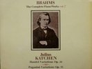 JULIUS KATCHEN Brahms Complete Piano Works Vol 7 LP 2 Track Stereo Wideband Deep