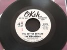 NORTHERN SOUL, THE VIBRATIONS - YOU BETTER BEWARE' ON OKEH.