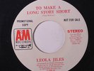 LEOLA JILES: To Make A Long Story Short / Mono 45 (dj) rare Soul
