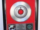 Status Quo, Rockin' All Over The World, Platin Record, Schallplatte, Award, gold