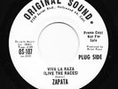 Latin Funk 45 ZAPATA Viva La Raza (Live The Races)/Una Ves Mas HEAR WLP