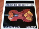 Tchaikovsky & Dvorak Violin Concertos - Ricci Sargent - Decca SXL 2279 ED1 WB BB
