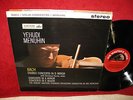 ASD 346 1ST S/C STEREO UK BACH VIOLIN CONCERTOS MENUHIN NM