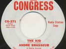 ANDRE BRASSEUR on Congress —HOLIDAY b/w THE KID— soul mod r&b instro 45 | NM DJ