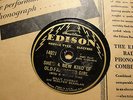 BILLY MURRAY and WALTER SCANLAN = Rare EDISON ELECTRIC NEEDLE TYPE 78 #14021