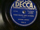 78- DECCA 7510-- KOKOMO ARNOLD -YOU WAYS AND ACTION /MIDNIGHT BLUES -- E-