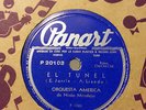 ORQUESTA AMERICA NINON MONDEJAR El Tunel/Nunca PANART 20103 78RPM LISTEN
