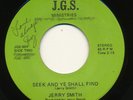 JERRY SMITH on J.G.S. —SEEK & YE SHALL FIND— modern soul gospel 45 | RARE LISTEN