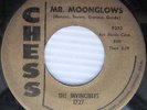 INVINCIBLES Mr Moonglow RARE Title Misprint moonglowS 1959 R&B Doo-Wop 45 w83