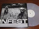 INFEST Slave LP Purple Splatter Wax Deep Six Draw Blank Spazz MitB grindcore OOP