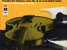 BACH Sonata & Partita 2 for Violin Solo SZERYNG Odeon O-80754 Green FREE SHIP WW