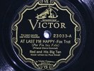 78 RPM -- Red and His Big Ten, Victor 23033, E   Jazz