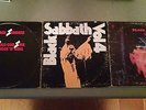 Black Sabbath 3 Lp LOT we sold our souls, Vol 4, Paranoid