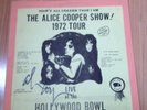 Alice Cooper You 're All Crazier Than I Am Live 1972 Tour Signed Tmoq +