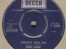 BOBBY HANNA***EVERYBODY NEEDS LOVE**MOD**SOUL**DANCER**LISTEN TO IT