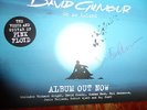 DAVID GILMOUR / PROMO POST CARD / pink floyd