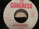 GIRL GROUP HALOS CONGRESS 244 JUST KEEP ON LOVING ME?/DO I? DJ