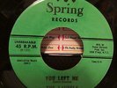 DOO WOP LAURELS SPRING 1112 YOU LEFT ME/BABY TALK ORIGINAL