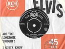 elvis presley are you lonesome tonight  made in NZ New Zealand