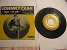 JOHNNY CASH I WALK THE LINE SUN EP-113 45RPM RECORD WITH PICTURE SLEEVE
