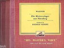 Rudolf KEMPE Wagner Die Meistersinger von Nurnberg HMV ALP1506/10 LPx5 Set Mint