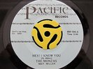 NORTHERN SOUL 45-The Monzas-Hey I Know You-Pacific STONE MINT HEAR
